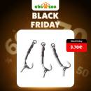 Anaconda Montáž Piercer Ronnie RigCurve Shank Micro Barb 3 ks veľ.4