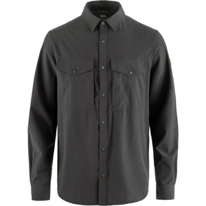 Fjällräven Мъжка риза с копчета Fjällräven Abisko Trekking Shirt - Dark Grey - размер XL (033-1278-0514)