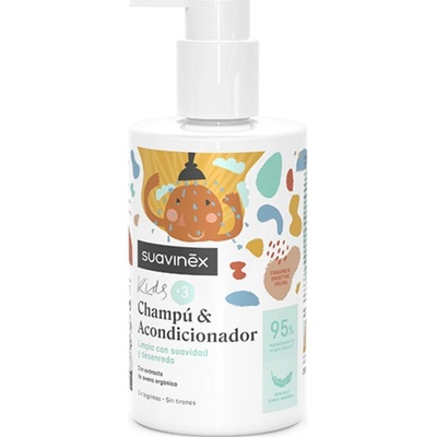 SUAVINEX Detský šampónn + kondicionér KIDS 300 ml