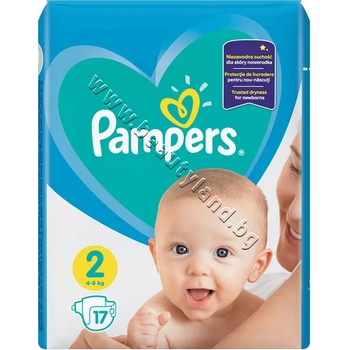 Pampers Пелени Pampers New Baby Mini, 17-Pack, p/n PA-0202303 - Пелени за еднократна употреба за бебета с тегло от 4 до 8 kg (PA-0202303)