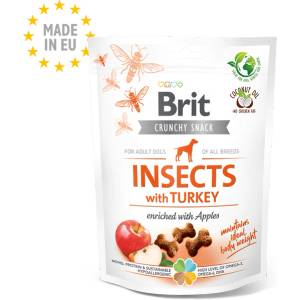 Brit Care Crunchy Cracker Insects with Turkey and Apples 200 g