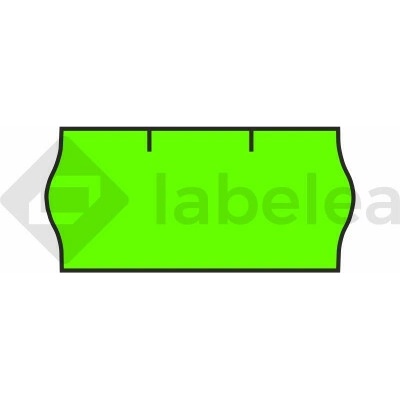 Labelea Samolepiace etikety do klieští, 26x12 mm Contact farebné signálne, Farba etikiet Signálna zelená ECI2612CON36SG