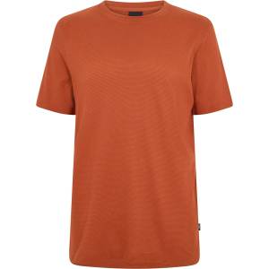 Boss Тениска Boss Men's Tiburt Bubble Structure Cotton Short Sleeve T-Shirt - Dark Orange