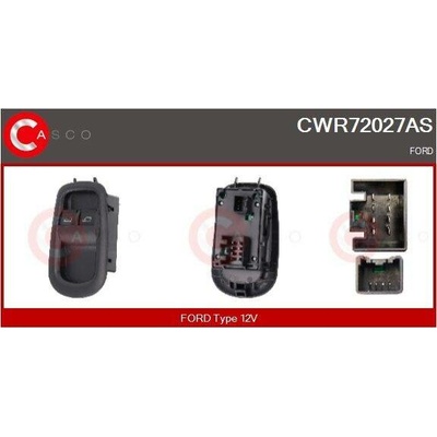 PRZELACZNIK PODNOSNIKA SZYBY PL 12PIN
