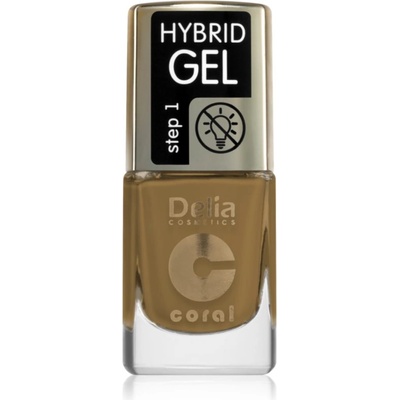 Delia Cosmetics Coral Hybrid Gel гел лак за нокти без използване на UV/LED лампа цвят 124 11ml