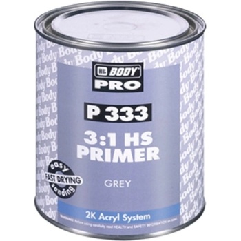 BODY P333, 3+1 2K základový plnič šedý HS primer 1l