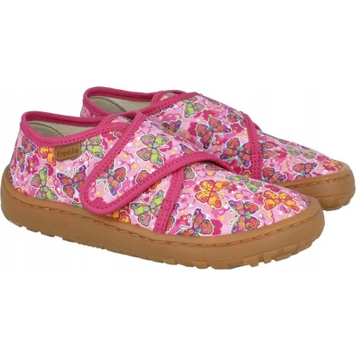 Froddo G1700438-10 barefoot papučky na suchý zips pre dievčatá vymeniteľné