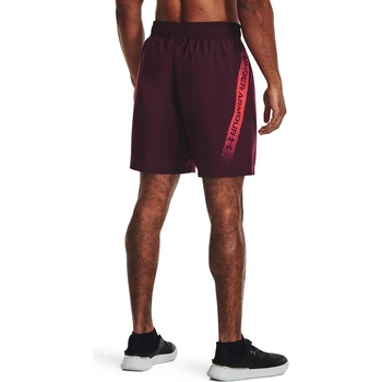 Under Armour pánské kraťasy Woven Graphic shorts dark maroon