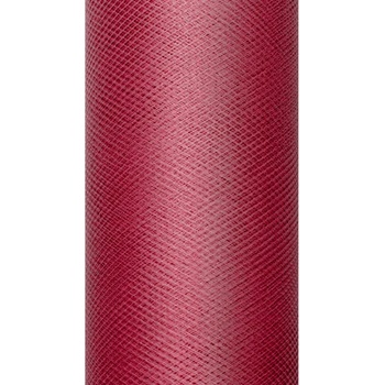 Image 1 of PartyDeco Тюл гладък - бордо червен 0, 15 х 9м