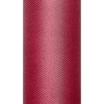 PartyDeco Тюл гладък - бордо червен 0, 15 х 9м