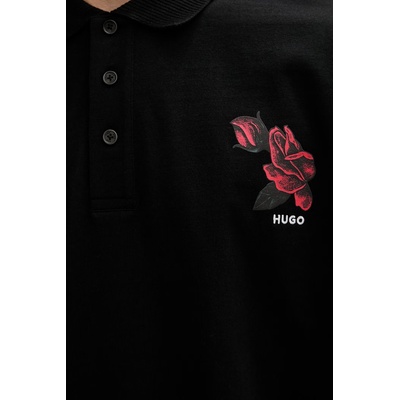 HUGO Памучна тениска с яка HUGO Dardigo (50556857)