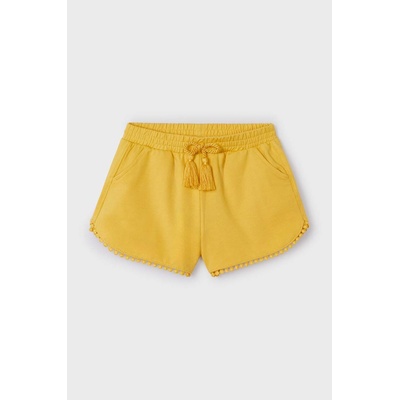 Mayoral Детски къси панталони Mayoral в жълто с изчистен дизайн (607.6M.Mini.PPYH)