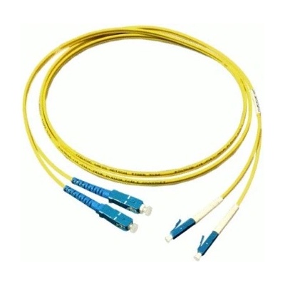 LC-UPC-SC-UPC армирана дуплексна пач корда, сингълмод OS2, 3 мм. , Conneu (15 м) (CNFJ-LCSCOS2DARMBLUE3mm-15)