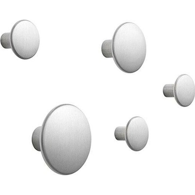Muuto The Dots Metal 3x Small + 1x Medium + 1x Large hliníkový