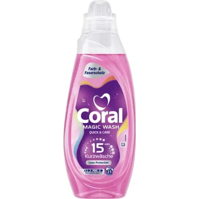 Coral Magic Wash prací gel na barevné prádlo 21 PD