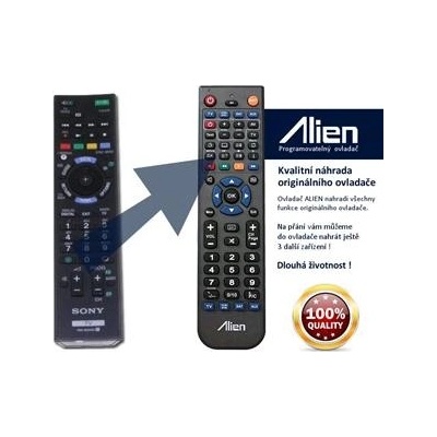 Diaľkový ovládač Alien Sony RM-ED050
