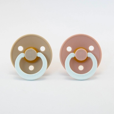 Bibs Colour kaučuk 2ks Blush nočný Vanilla nočný 110243