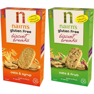 Nairns Ovsené sušienky s čokoládou bez lepku 160 g