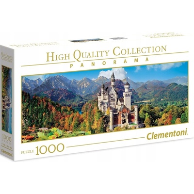 Clementoni Panorama Neuschwanstein 1000 dílků