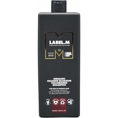 label.m Organic Orange Blossom Volumising Shampoo 1000 ml