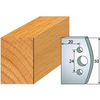 IGM F026-500 profilovací nože, pár 50*4mm