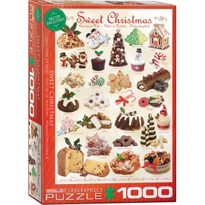 EUROGRAPHICS Пъзел Eurographics от 1000 части - Лакомства за Коледа (EG60000433)