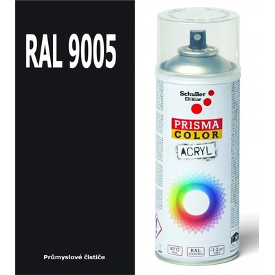 Schuller Ehklar Sprej černý lesklý 400ml odstín RAL 9005 barva černá lesklá, barvy ve spreji PRISMA COLOR 91002