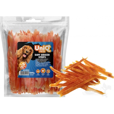 UNIQ Pets Kuřecí proužky měkké 500 g