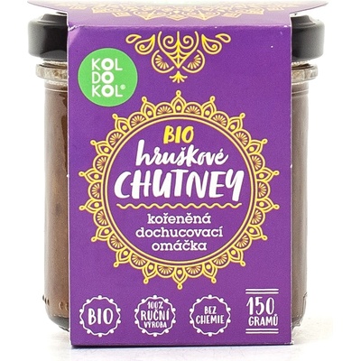 Koldokol Chutney a omáčky Hruška BIO 150 g