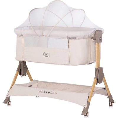 Chipolino prístavná postieľka SleepNFold 2v1 cashmere