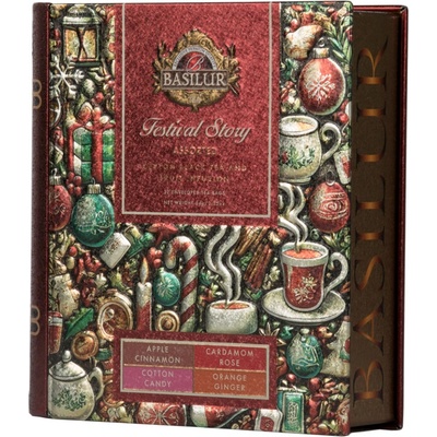 BASILUR Festival Story Book Assorted 32 x 2 g