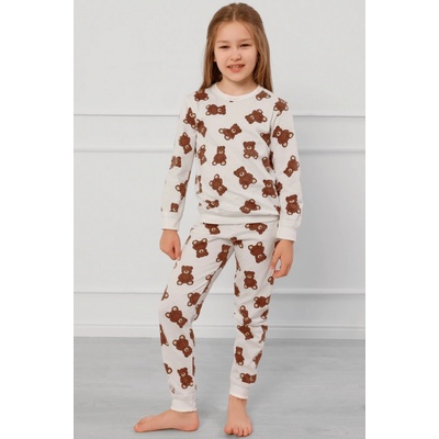 Italian Fashion Méďa ecru-hnědá