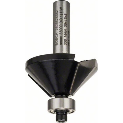 Bosch Accessories 2608628352 fazetovací fréza tvrdokov Délka 56 mm Ø hřídele 8 mm