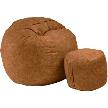 Image 1 of PUFRELAX Комплект Барбарон с табуретка за крака 500л. Matusalem - Mecca, Перящ се калъф, Подходящ за деца, Пълнеж с микс от мемори пяна и дунапрен, Гама Premium, 8942 (PUF-M-MO-PT-MEC)