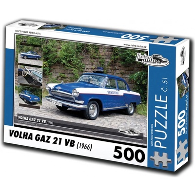 Retro-auta č. 51 Volha Gaz 21 VB 1966 500 dielov