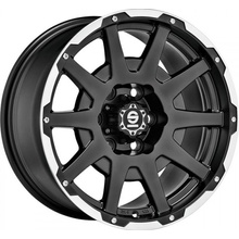 SPARCO DAKAR 8,5x17 6x135 ET0 matt black lip polished+rivets