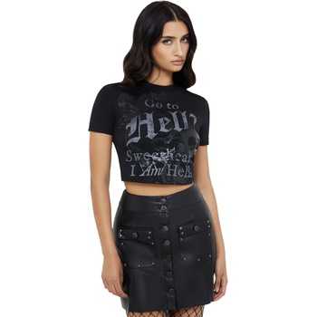 KILLSTAR Дамска пола KILLSTAR - Velvet Frame - Black - KSRA013481