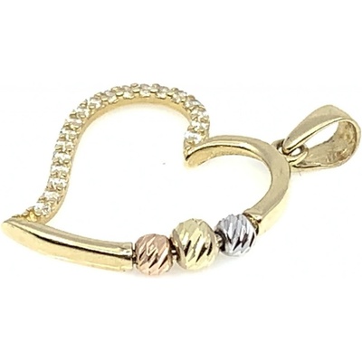 Diante Zlatý přívěsek srdíčko 59634280