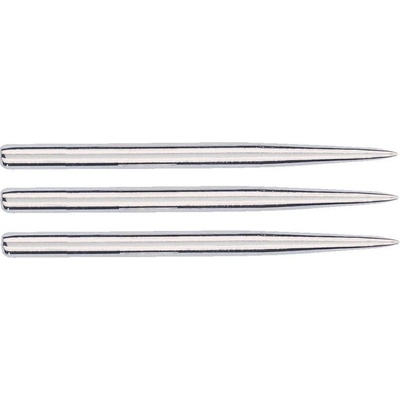 Hroty k šipkám kovové Bull's 38mm, stříbrné - 3ks