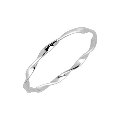 Pavona Stříbrný prsten kroucený 65013