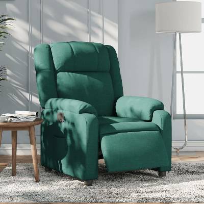 zahrada-XL 3205184 Elektrické polohovací tmavě zelené textil