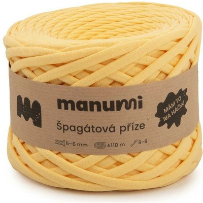 Manumi špagátová příze žlutá - 1 ks