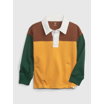 Baby Gap polo tričko rugby žlutá