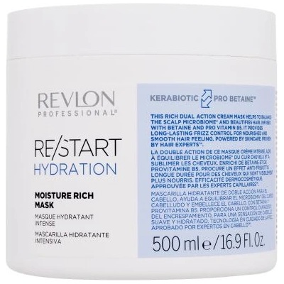Revlon Re/Start Hydration Moisture Rich Mask хидратираща маска за коса 500 ml за жени