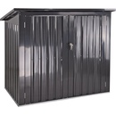 DEMA Kovový box na smetné nádoby 154x96x115/132 cm