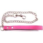 Rouge Leather Leash Pink