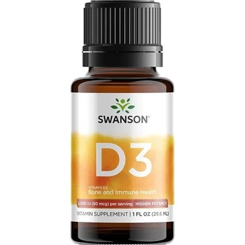 Swanson Liquid Vitamin D3 / 400 IU per drop [29.6 мл]