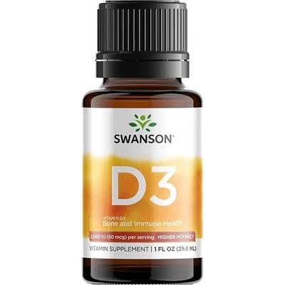 Swanson Liquid Vitamin D3 / 400 IU per drop [29.6 мл]