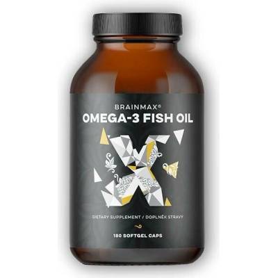 BrainMax Omega-3 Fish Oil 180 softgel kapsúl
