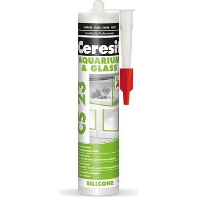 Ceresit Silikón na sklo CS 23 Glass 280 ml čierny